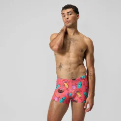 Aquashort Beachstar imprimé, hommes, orange