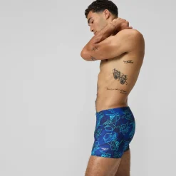 Aquashort Beachstar imprimé, hommes, bleu