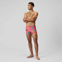 Aquashort Beachstar imprimé, hommes, orange