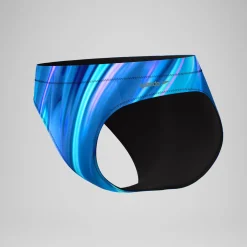 Bas de bikini Femme Classic imprimé bleu/sarcelle