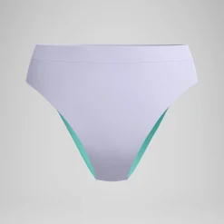Bas de bikini Femme FLU3NTE Solid taille haute lilas