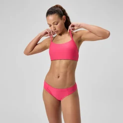 Bas de bikini Femme Solid Classic rouge