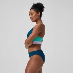 Bas de bikini Femme Solid Classic sarcelle foncé