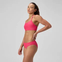 Bas de bikini Femme Solid Classic rouge