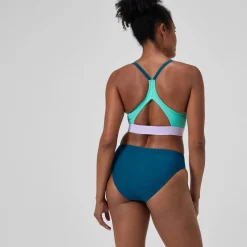 Bas de bikini Femme Solid Classic sarcelle foncé