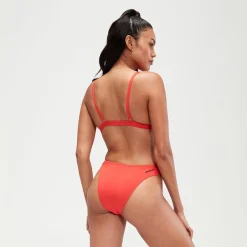 Bas de bikini FLU3NTE échancré rouge