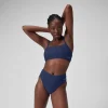 Bas uni taille haute pour Femmes Bleu céruléen