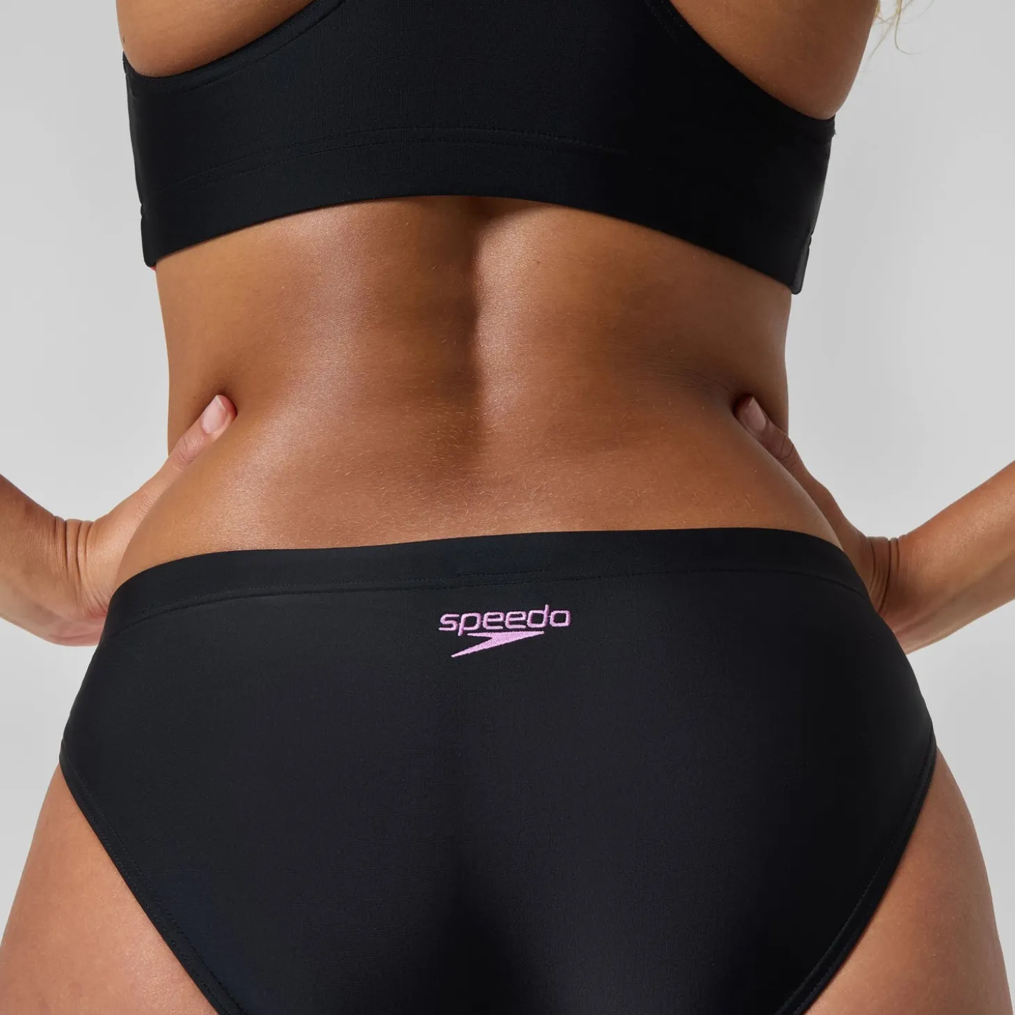 Bikini Femme bicolore Splice 2.0 noir/rose