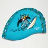 Bonnet Bébé en polyester Learn to Swim Chima le pingouin africain bleu/vert