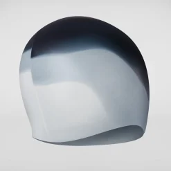 Bonnet de bain Adulte en silicone multicolore noir/gris