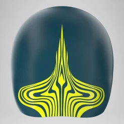 Bonnet de bain Adulte Fastskin sarcelle/jaune