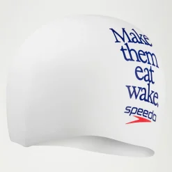 Bonnet de bain Adulte Logo Speedo blanc