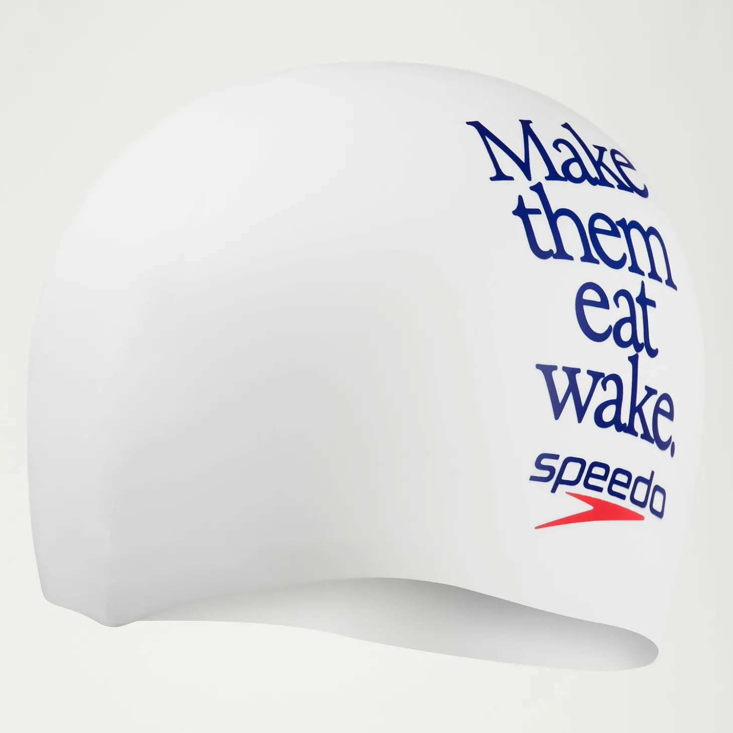 Bonnet de bain Adulte Logo Speedo blanc