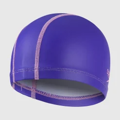 Bonnet Junior pour cheveux longs violet/rose