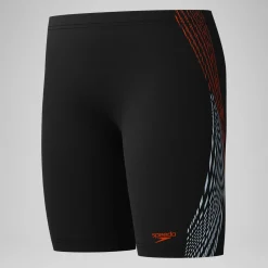 Boxer de bain Garçon Dive noir/bleu