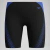 Boxer de bain Garçon HyperBoom Splice noir/jaune