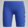 Boxer de bain Garçon HyperBoom Panel noir/jaune