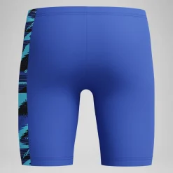 Boxer de bain Garçon HyperBoom Panel noir/jaune