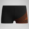 Boxer de bain Garçon Medley Logo noir/gris