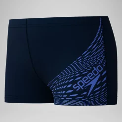 Boxer de bain Garçon Medley Logo noir/rouge