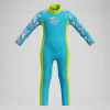 Boxer de bain Garçon V-Cut imprimé bleu
