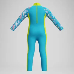 Boxer de bain Garçon V-Cut imprimé bleu