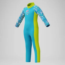 Boxer de bain Garçon V-Cut imprimé bleu