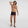 Boxer de bain Homme Allover Coupe en V Noir