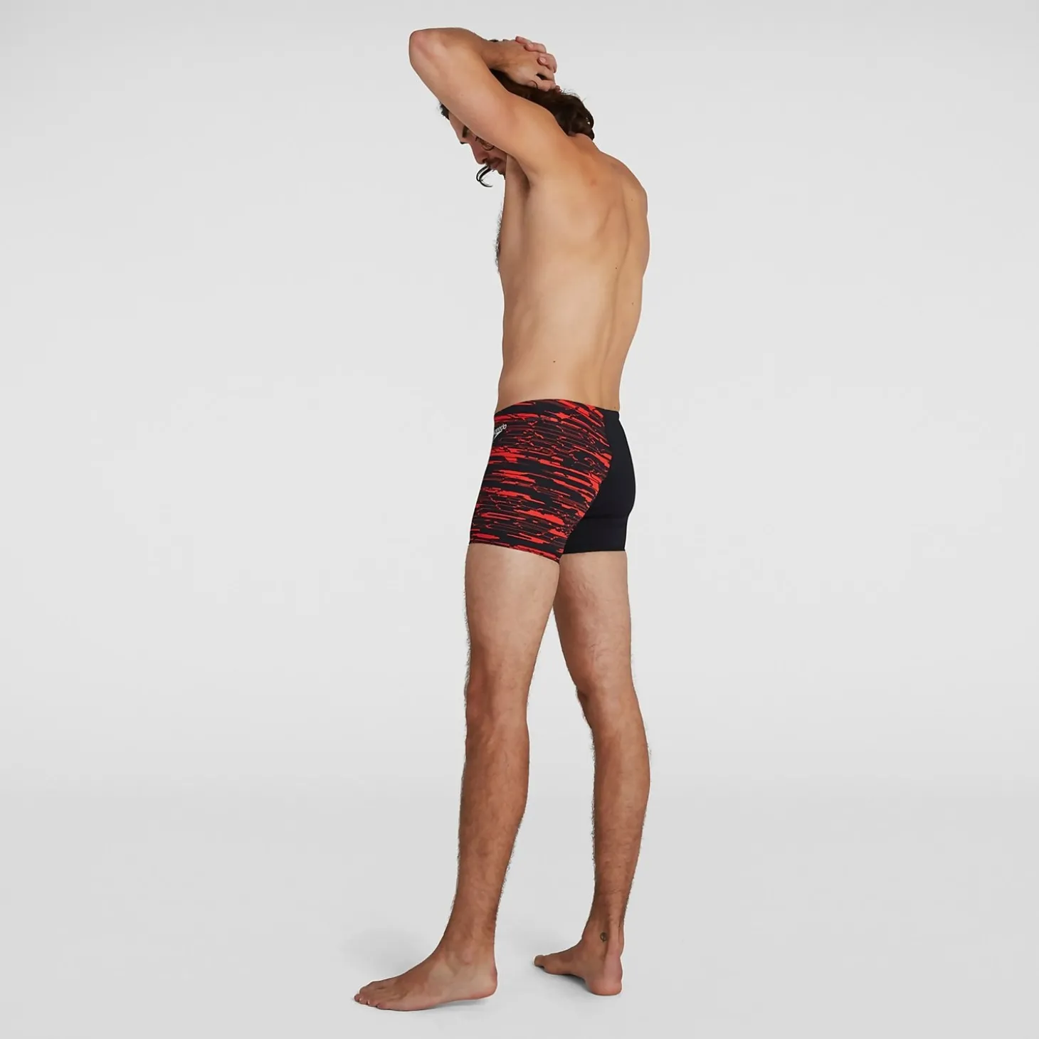 Boxer de bain Homme Allover Coupe en V Noir