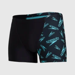 Boxer de bain Homme Allover Coupe en V Noir