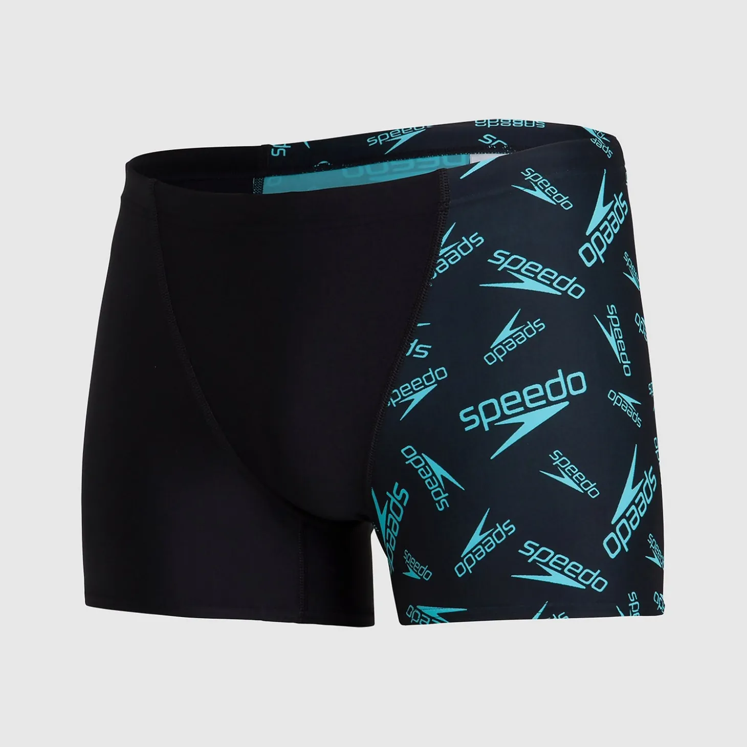 Boxer de bain Homme Allover Coupe en V Noir