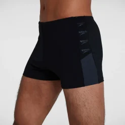 Boxer de bain Homme Boom Logo Splice Noir