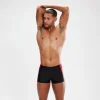 Boxer de bain Homme Dive noir/rouge