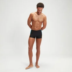 Boxer de bain Homme Dive noir/bleu sarcelle
