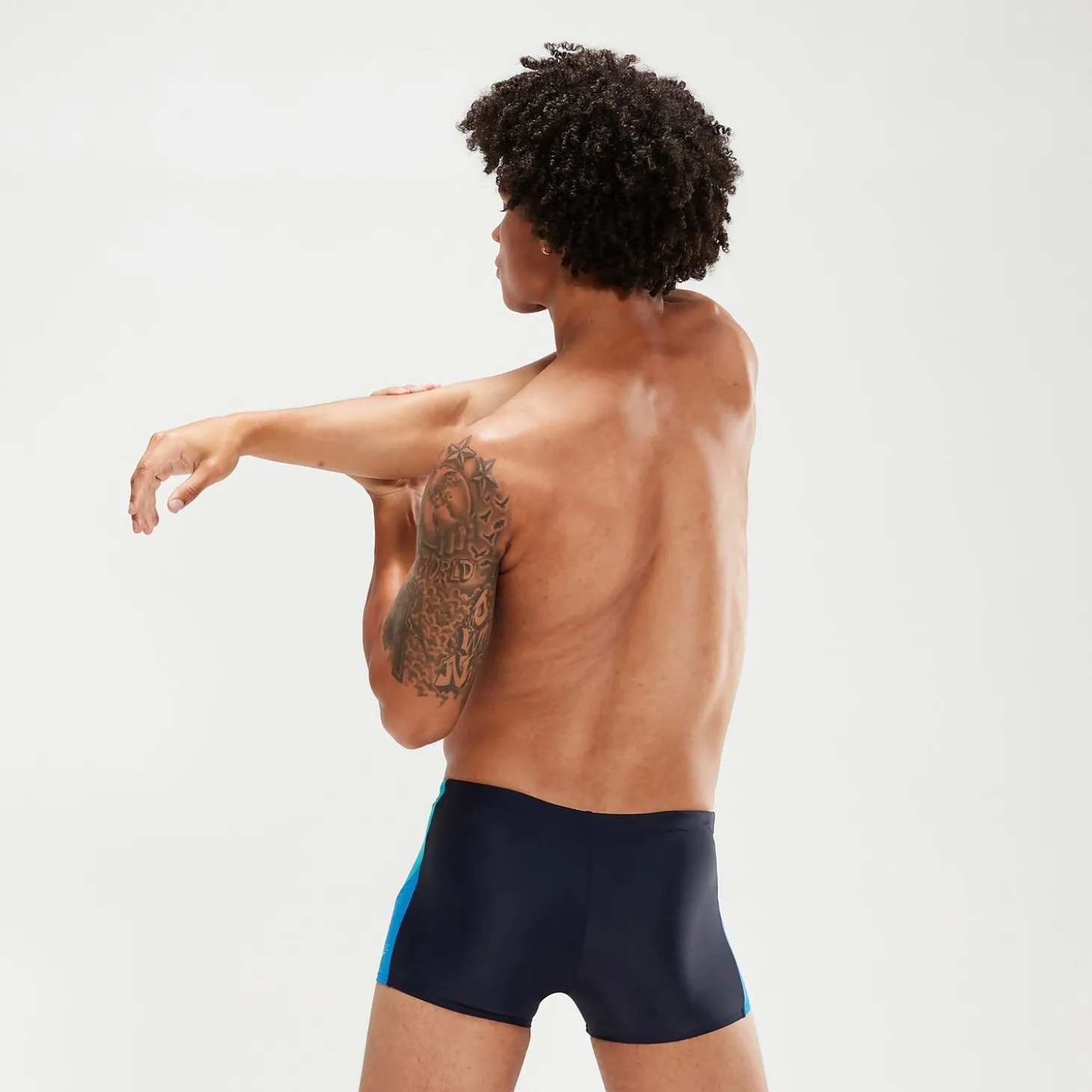 Boxer de bain Homme Dive bleu marine/aqua