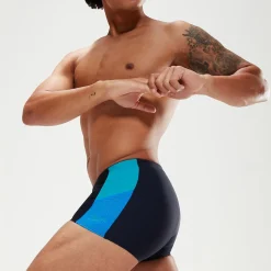Boxer de bain Homme Dive bleu marine/aqua