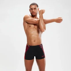 Boxer de bain Homme ECO Endurance+ Splice noir/rouge