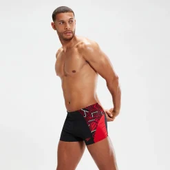 Boxer de bain Homme ECO Endurance+ Splice noir/rouge