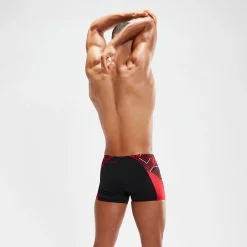 Boxer de bain Homme ECO Endurance+ Splice noir/rouge