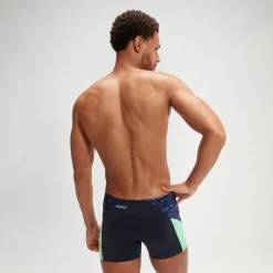 Boxer de bain Homme Endurance+ Max Splice bleu marine/vert