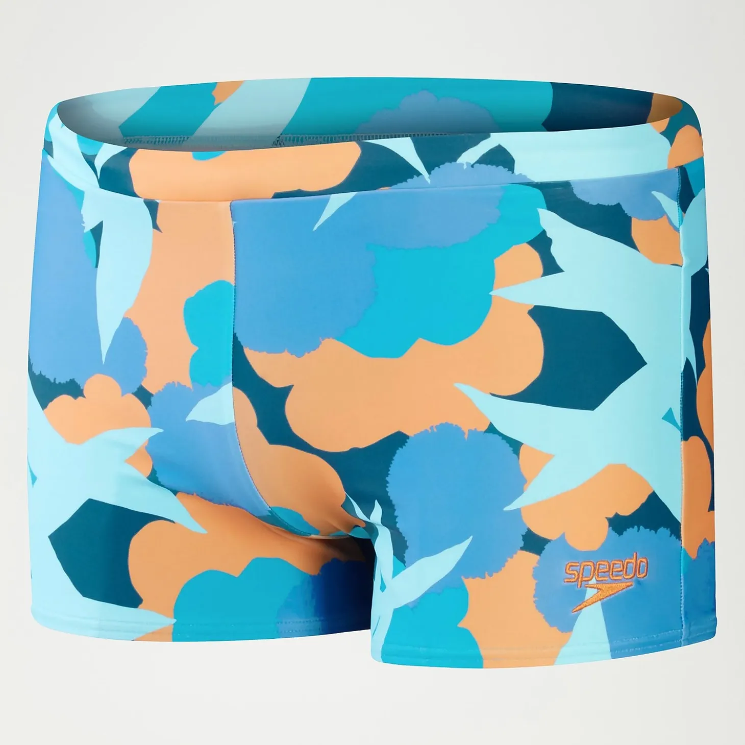Boxer de bain Homme Escape bleu/abricot