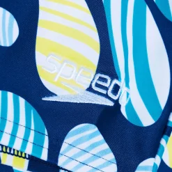 Boxer de bain Homme Escape bleu/blanc