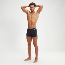 Boxer de bain Homme HyperBoom Splice bleu marine/vert