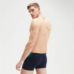Boxer de bain Homme HyperBoom Splice bleu marine/vert