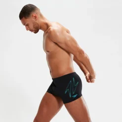 Boxer de bain Homme HyperBoom Placement noir/gris foncé
