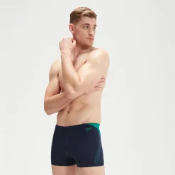 Boxer de bain Homme HyperBoom Splice bleu marine/vert