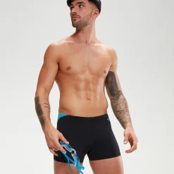Boxer de bain Homme HyperBoom Splice noir/bleu