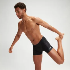 Boxer de bain Homme HyperBoom coupe en V noir/gris