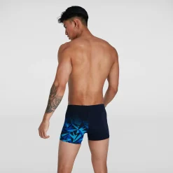 Boxer de bain Homme Hyper Boom coupe en V noir/bleu