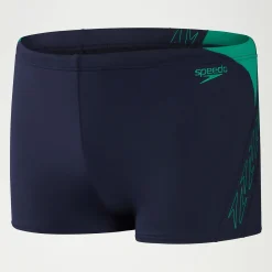 Boxer de bain Homme HyperBoom Splice bleu marine/vert